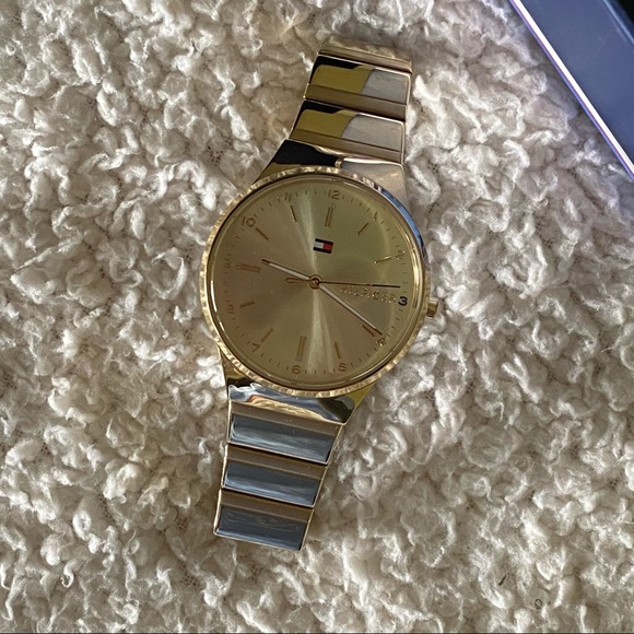 Tommy Hilfiger Unisex Gold Watch - Picture 7 of 7